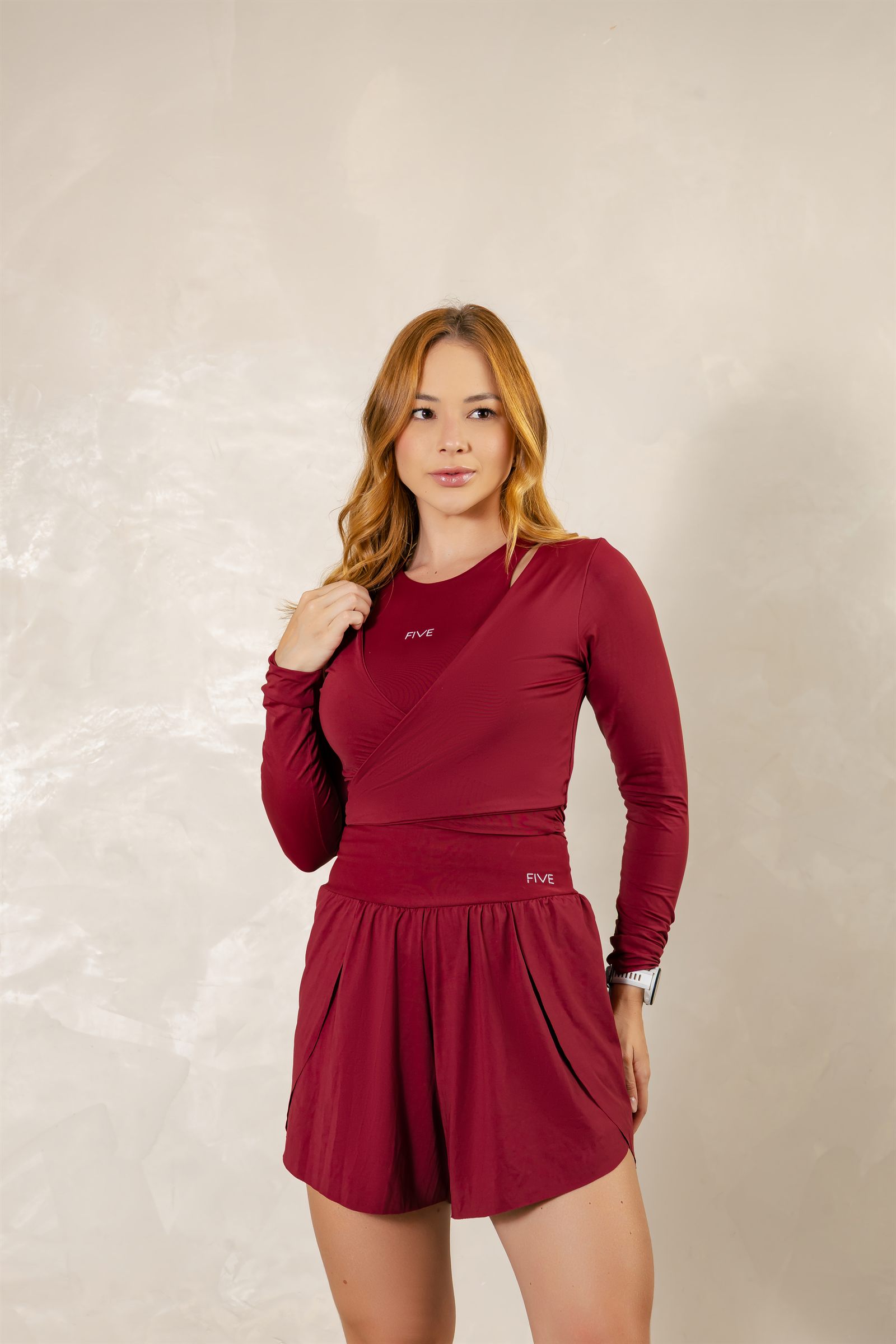 Camiseta Regata com Cava — Vinho